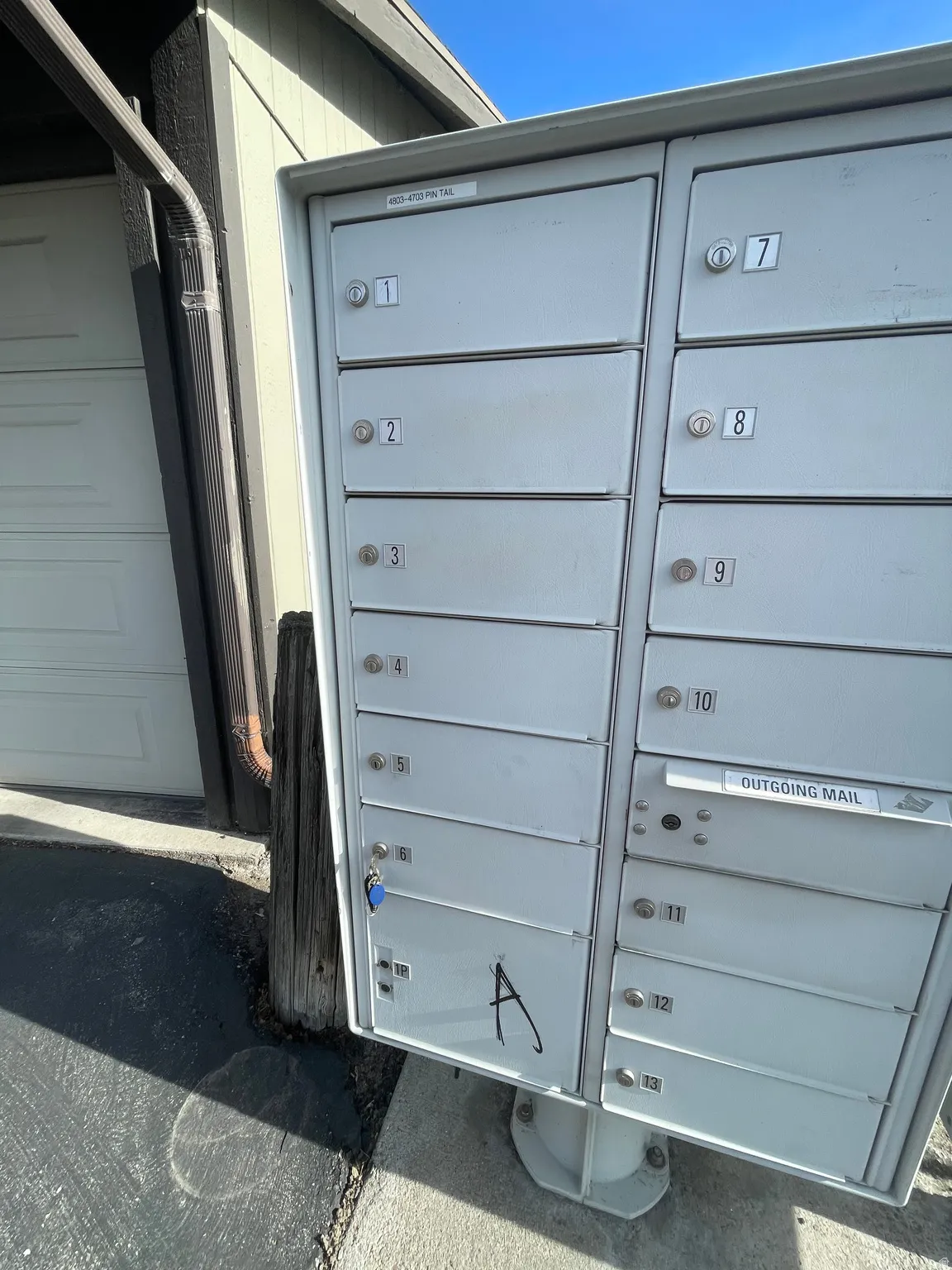 Exterior view of mail area-Block A