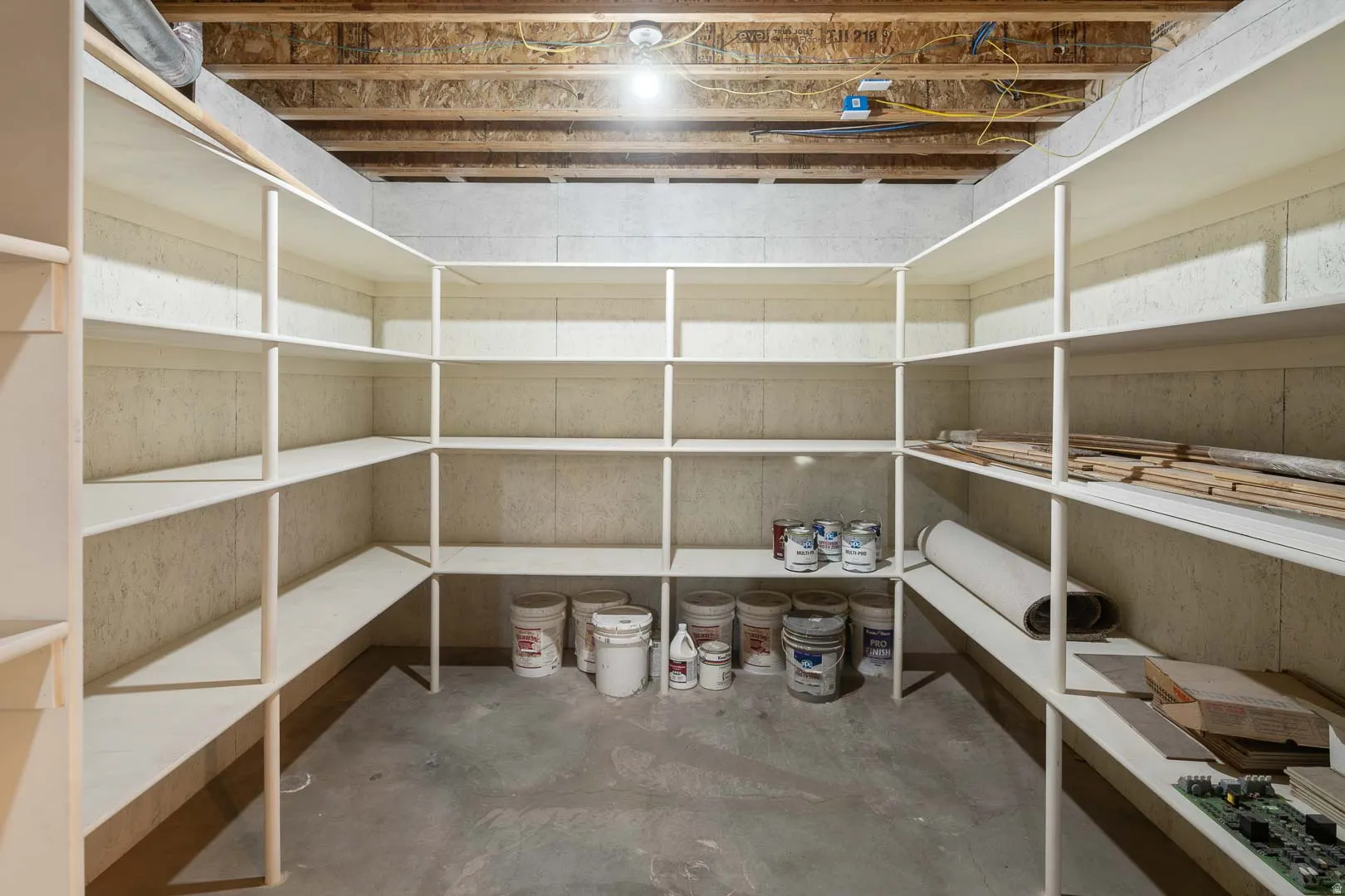 View of storage room