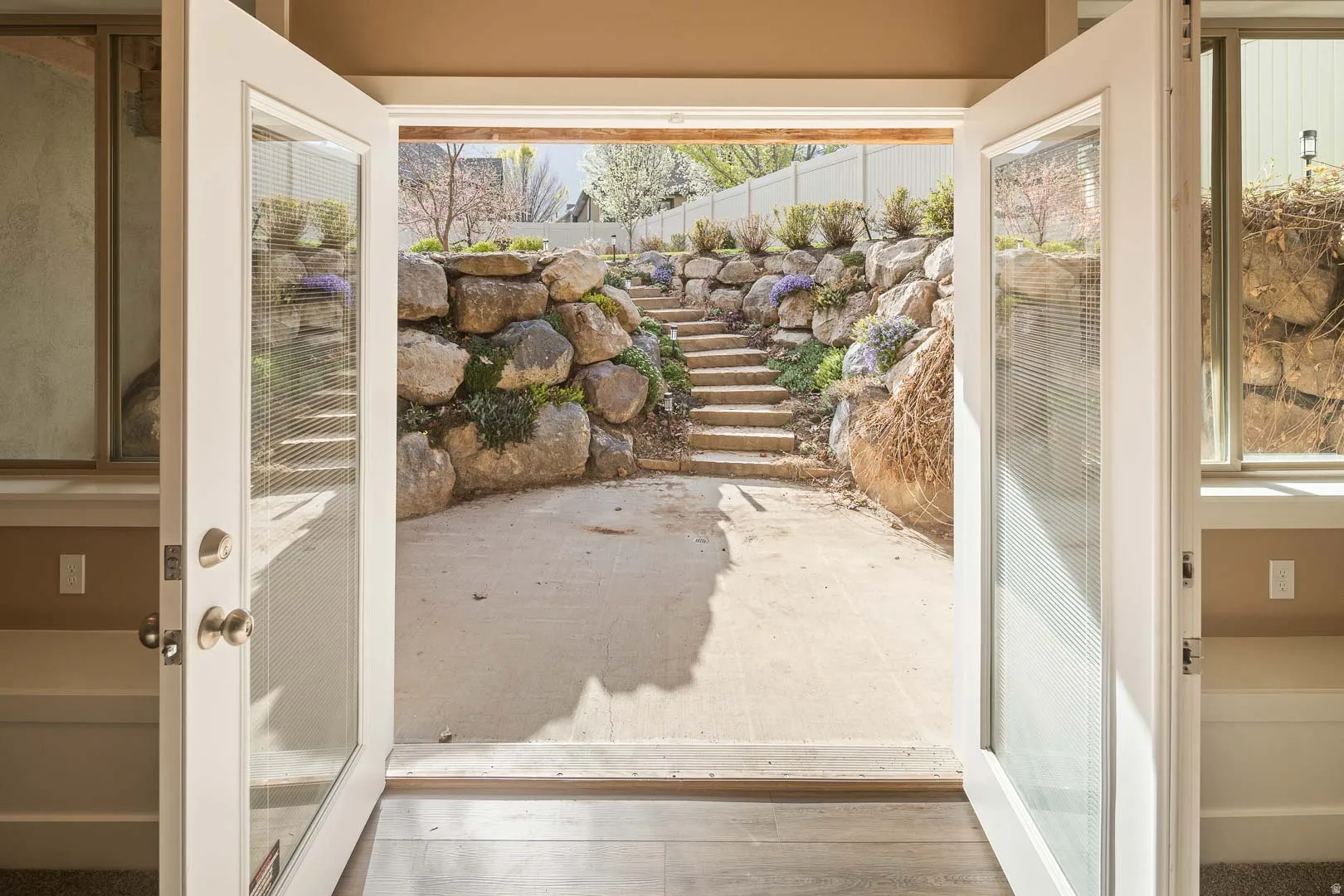 View of doorway to outside