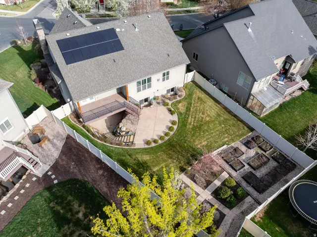 Aerial view of property and surrounding area