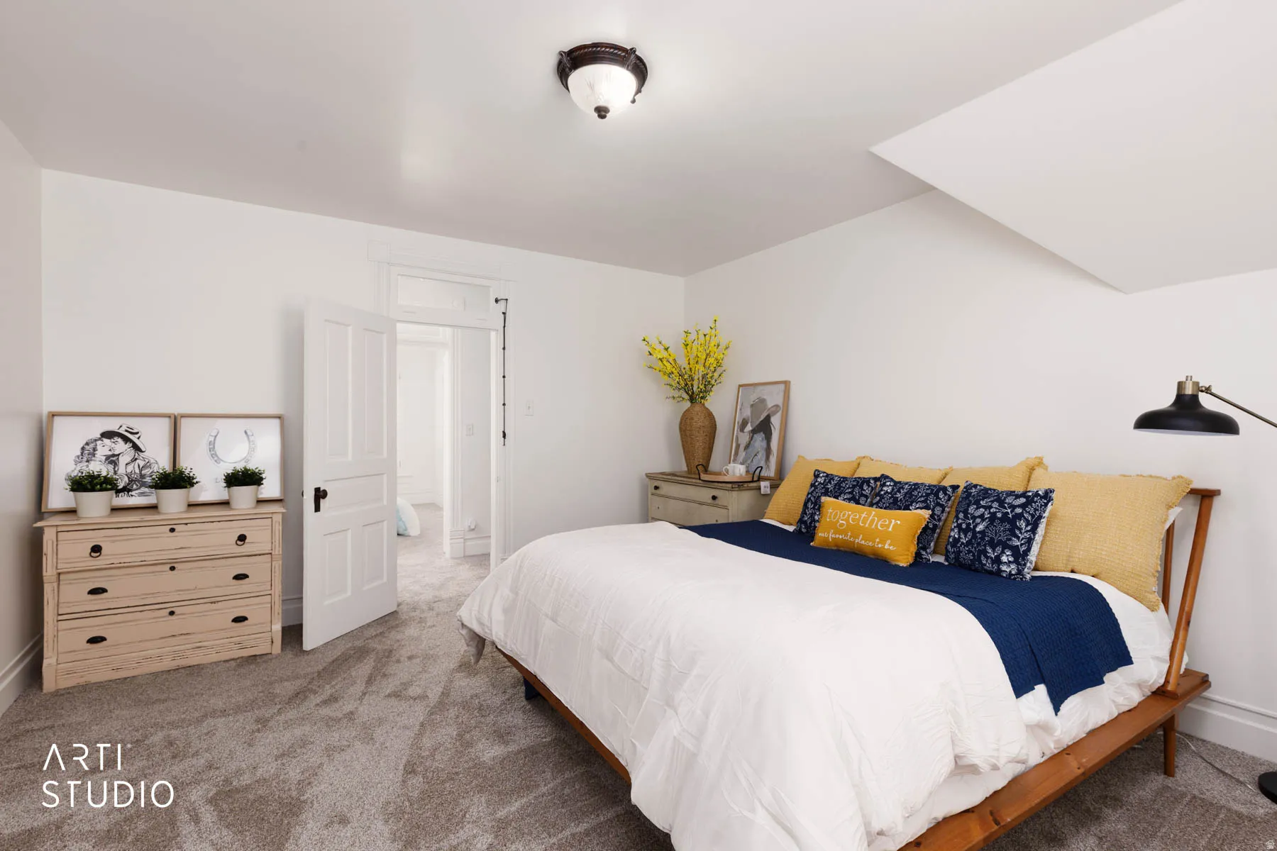 Bedroom 3 with walk-in closet