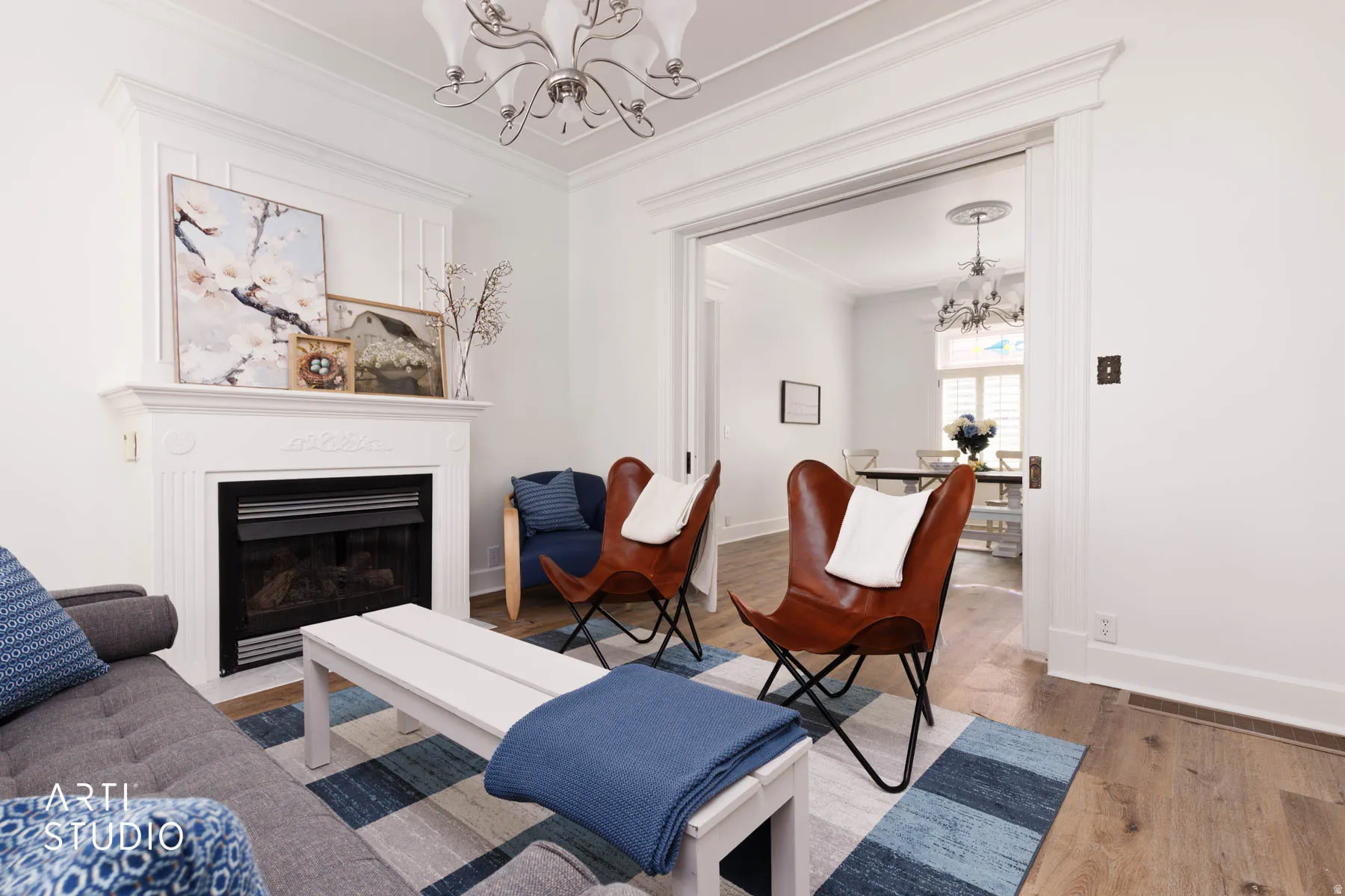 Great Room featuring a Fireplace