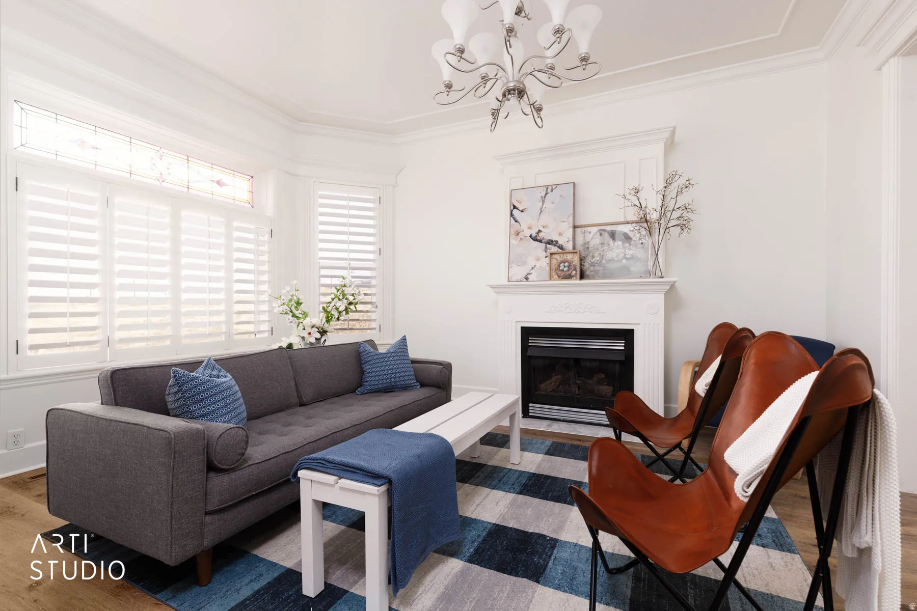 Great Room featuring a Fireplace