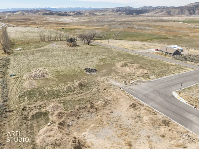 View from north end of property that adjoins the far property