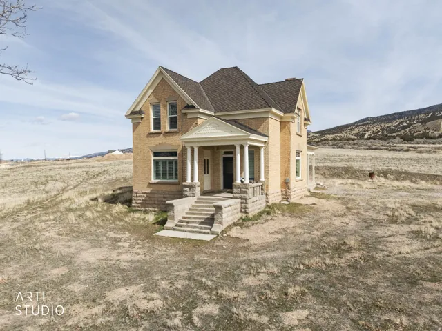 SW corner of house