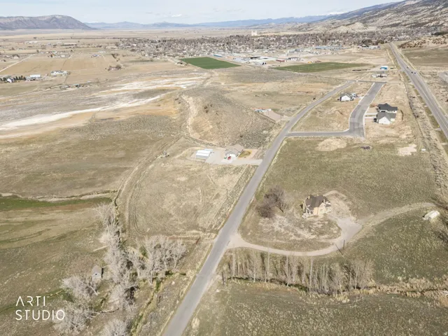 Aerial view of the north part of the property.