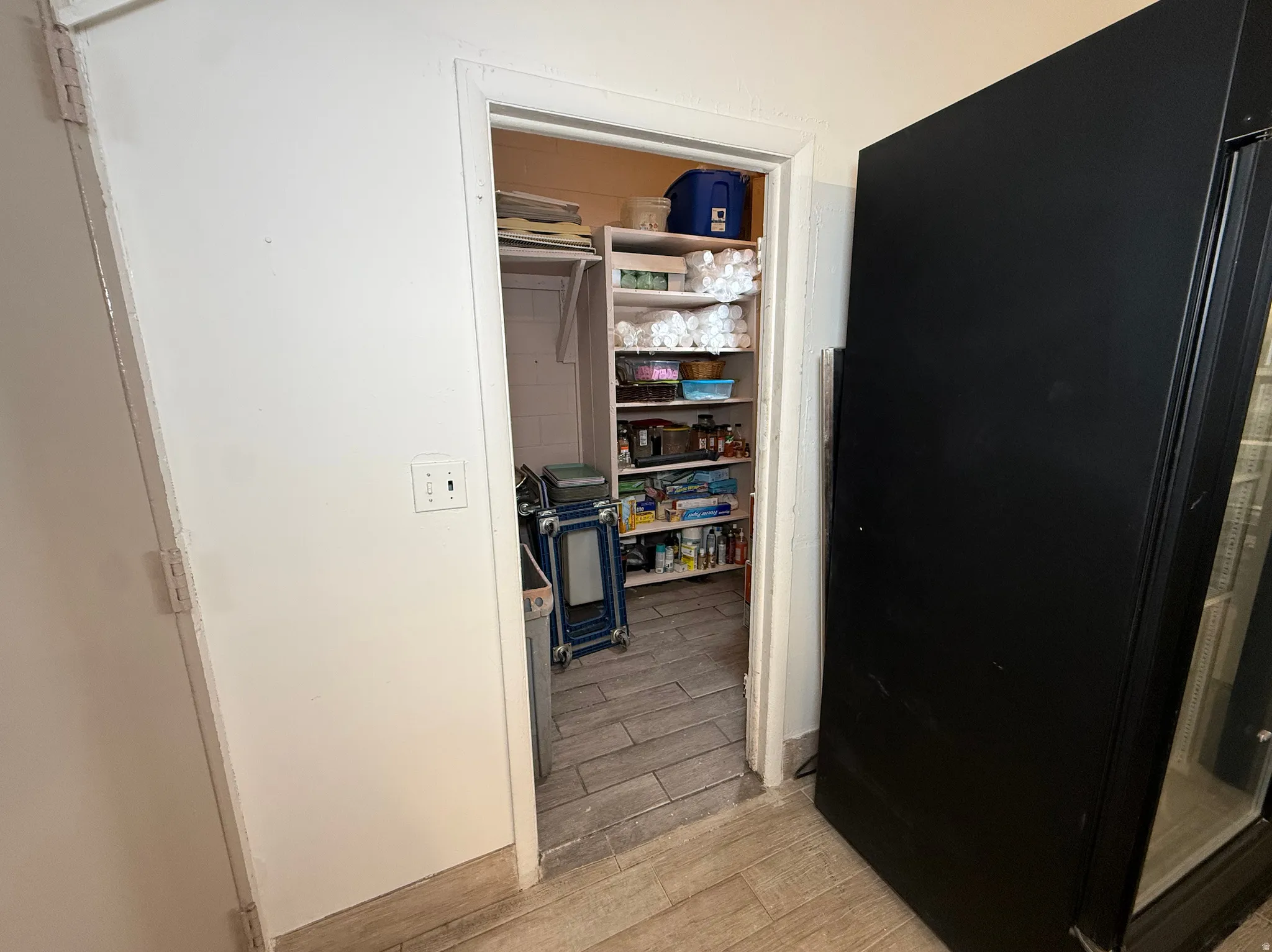 View of storage area