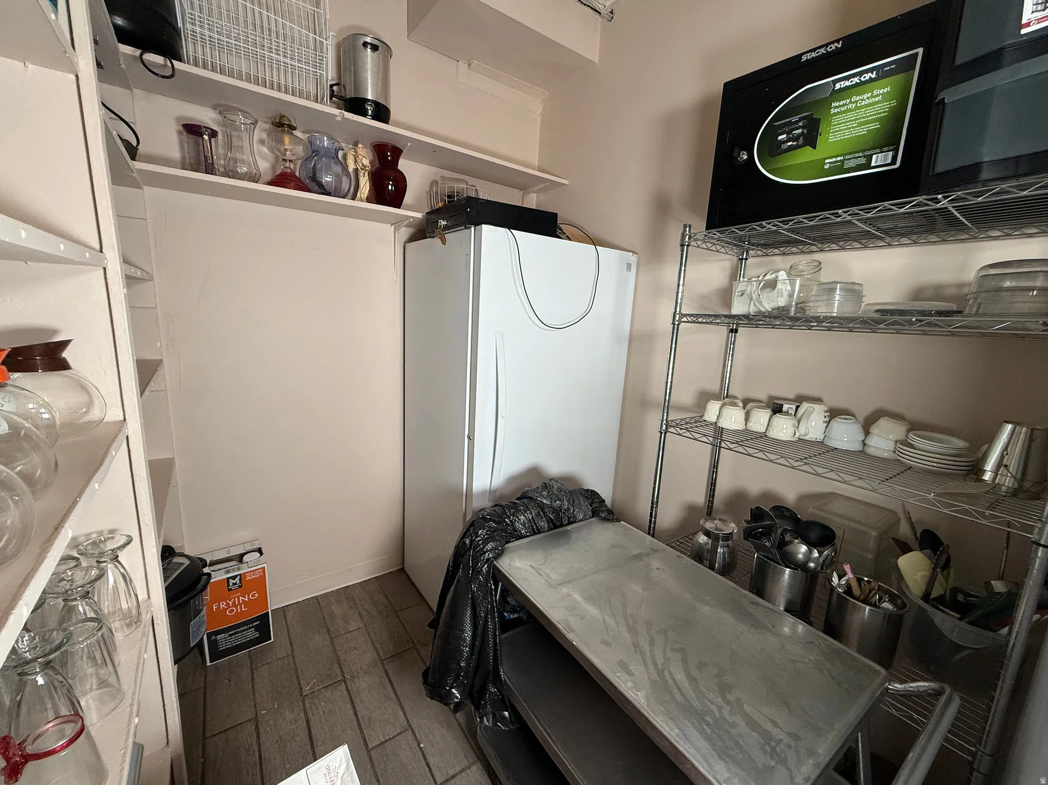 View of storage area