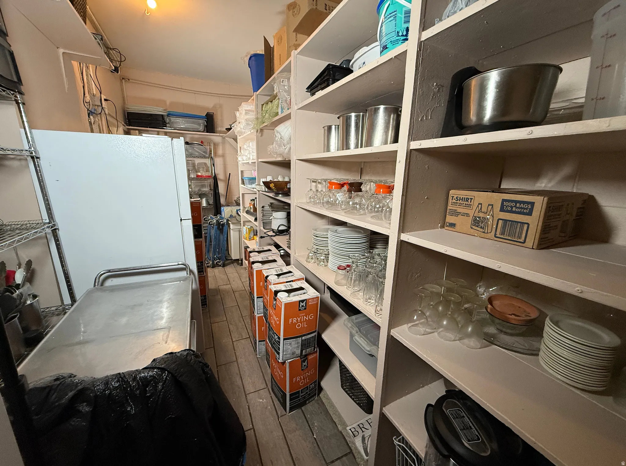 View of storage room