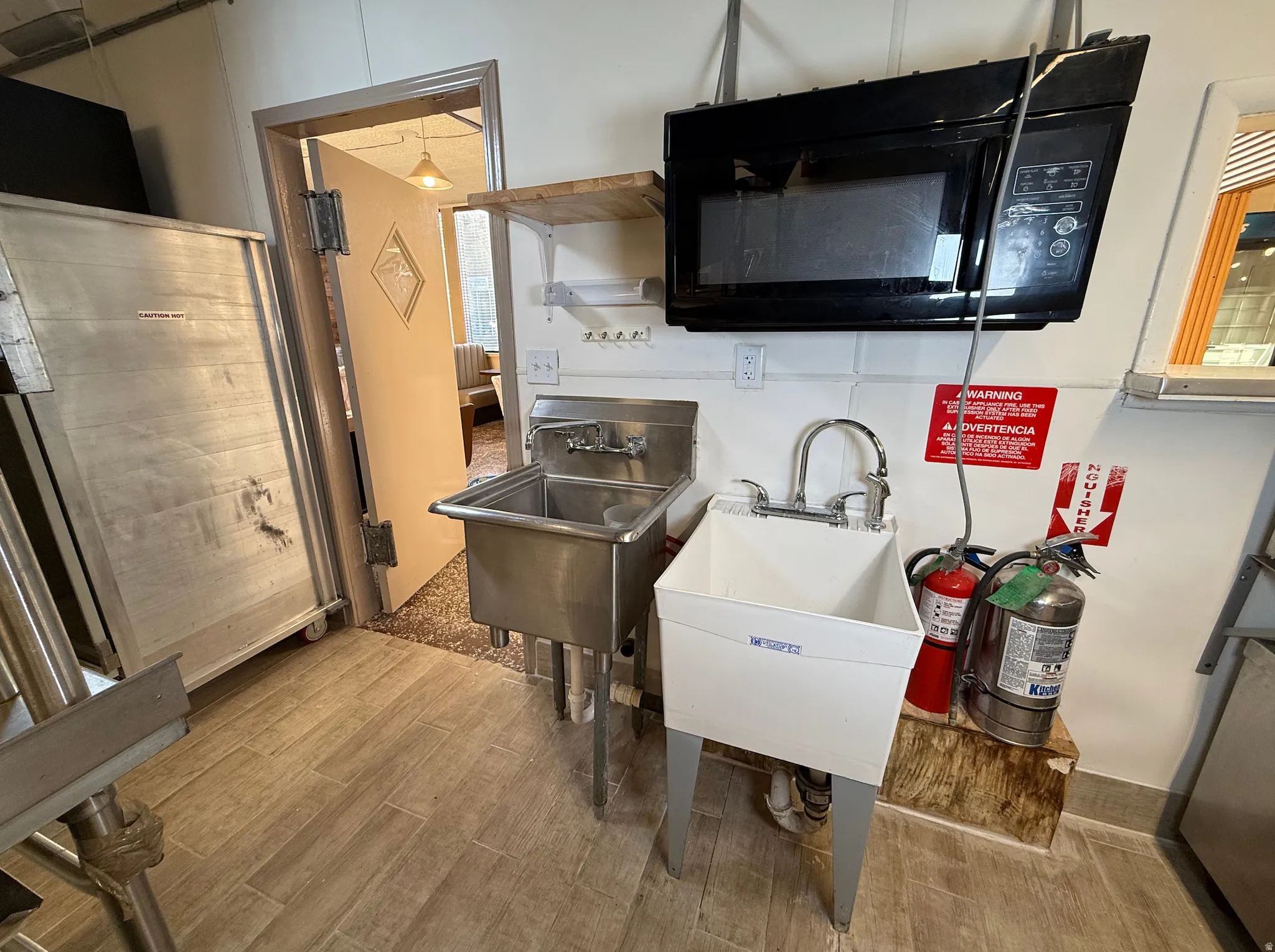 Misc room with a sink