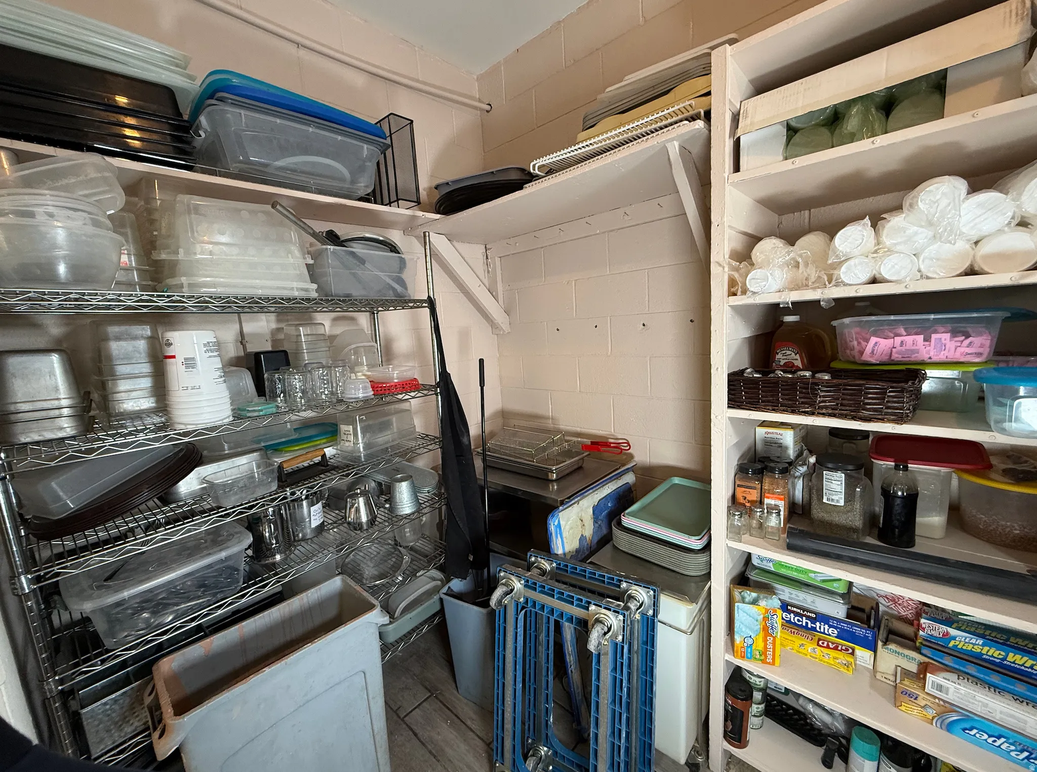 View of storage area