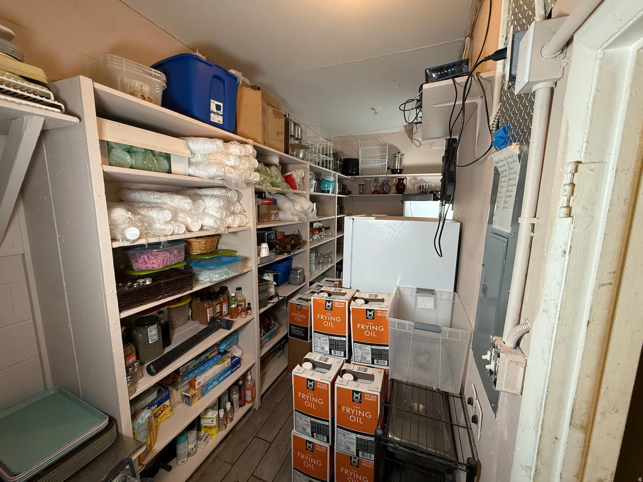 View of storage area