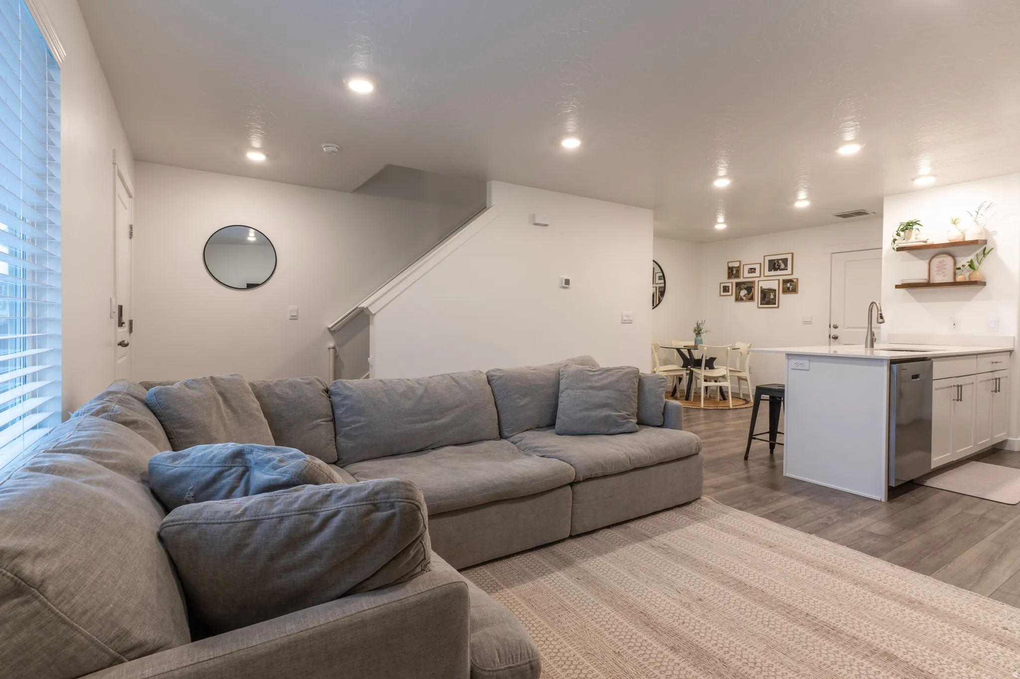 Main floor with a view of the dining area