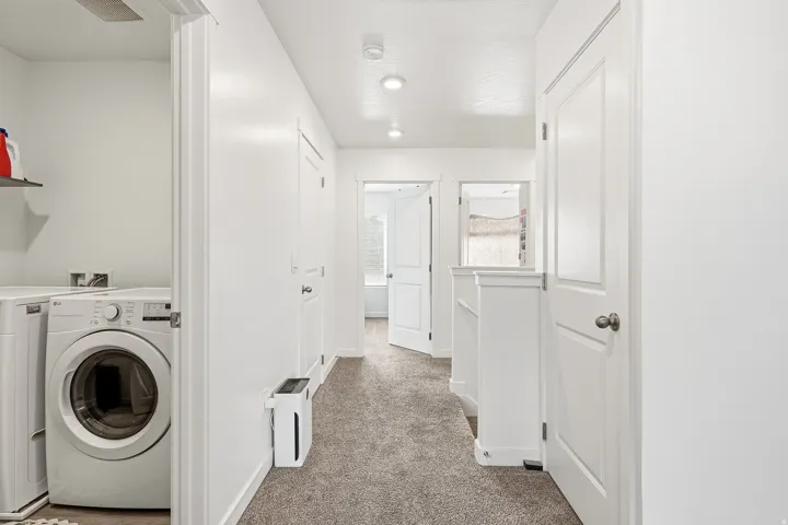 Upstairs Hallway and Laundry
