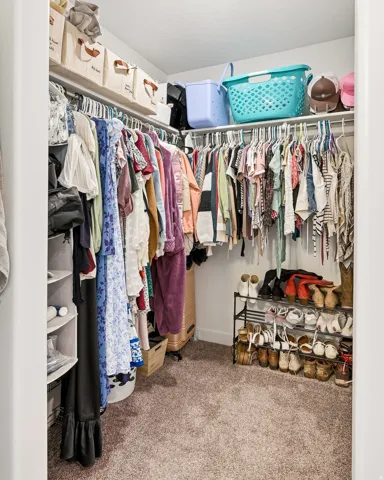 Walk in closet in Primary Bedroom