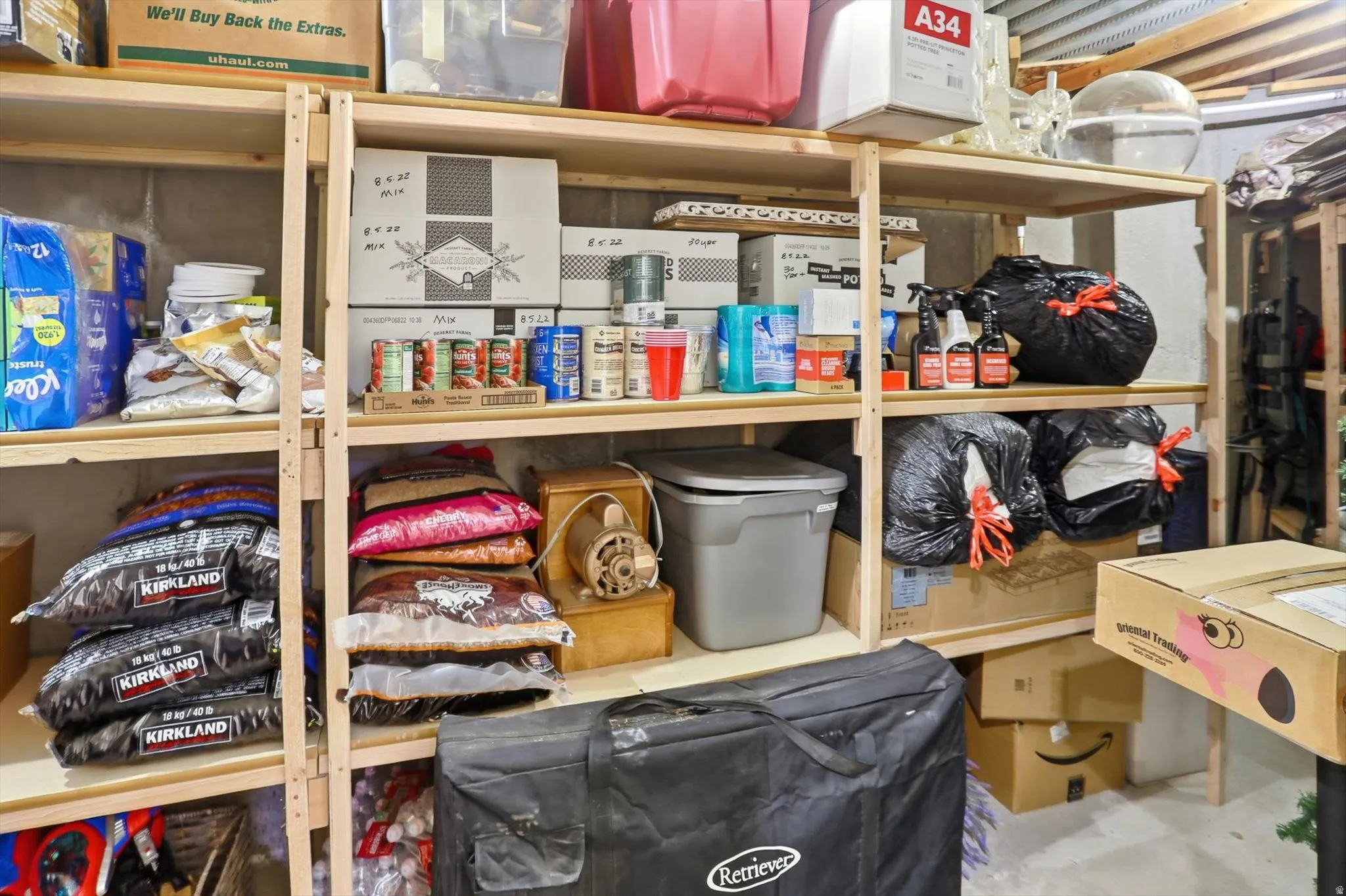 View of storage room