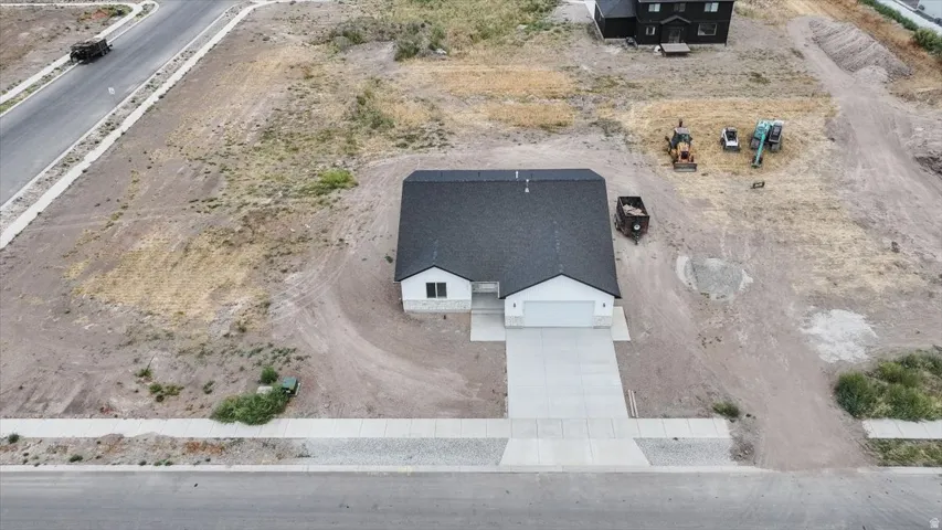 View from above of property