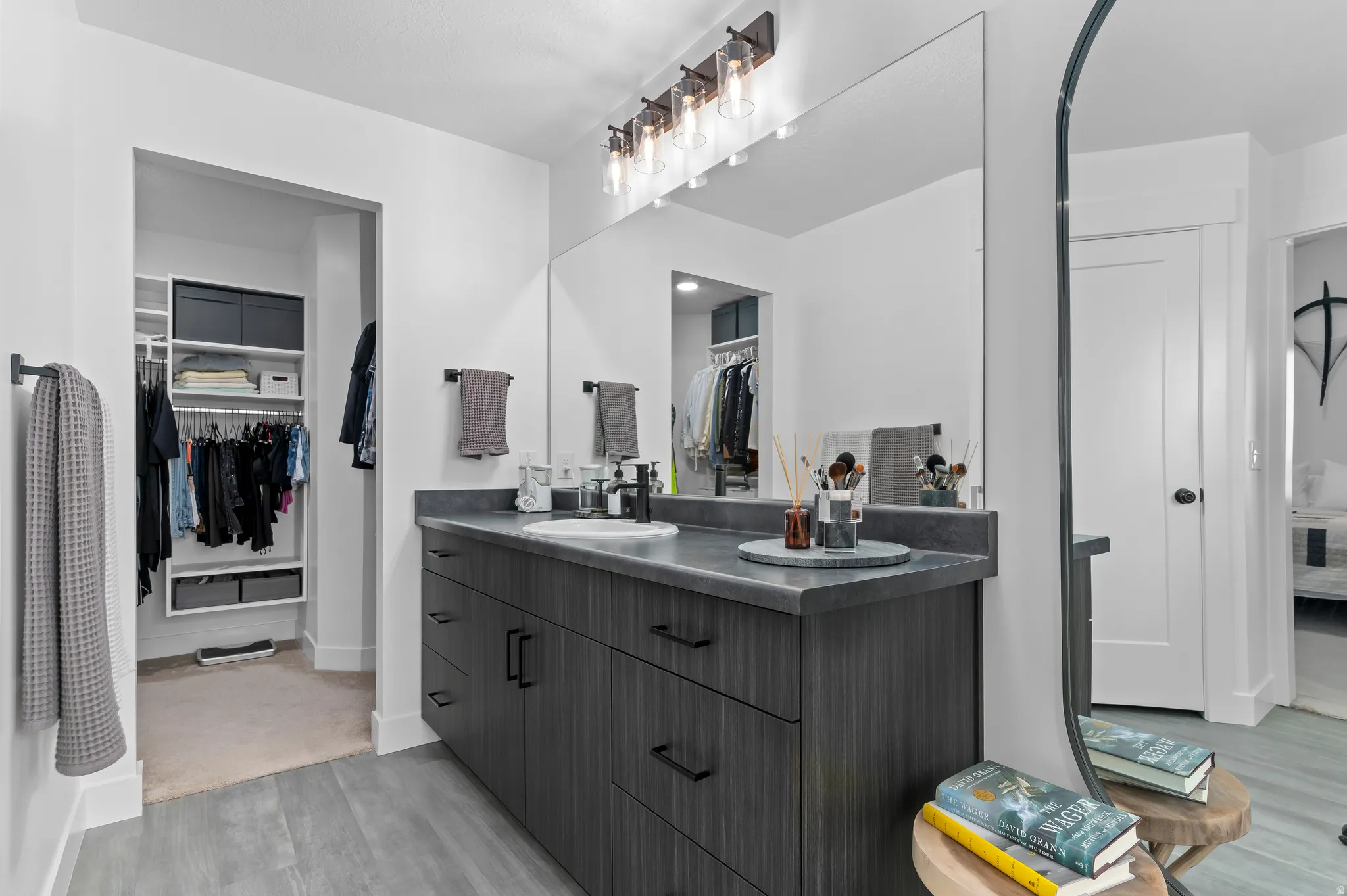 This gorgeous ensuite.  You'll never want to leave!