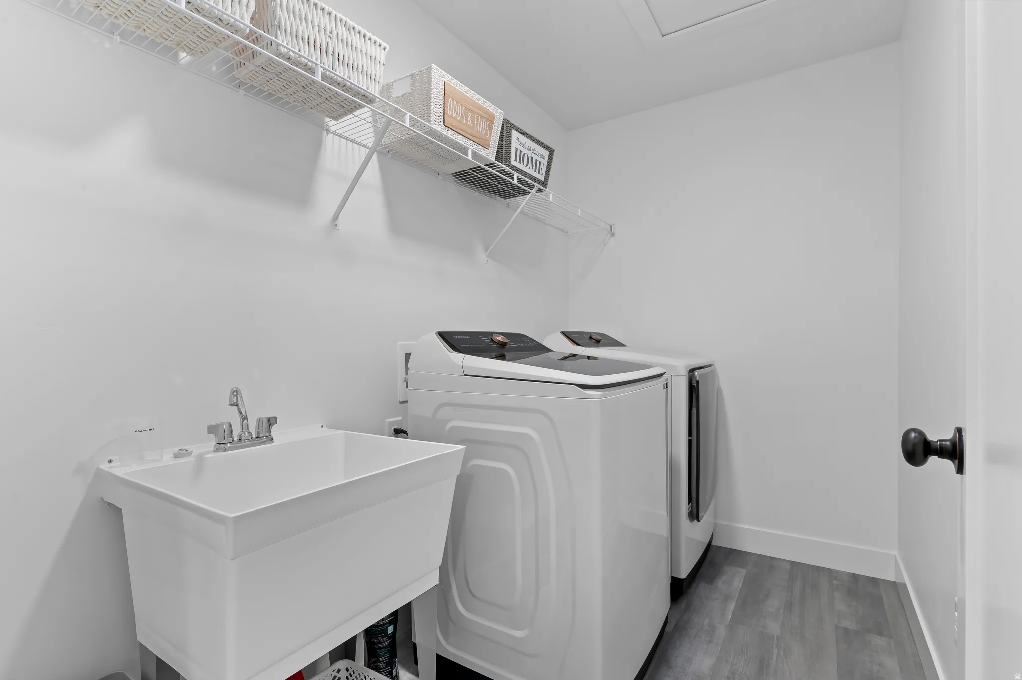 THIS Laundry Room!  Right where you need it!