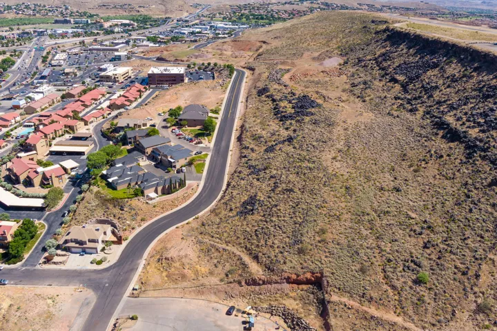 Aerial view of property's location