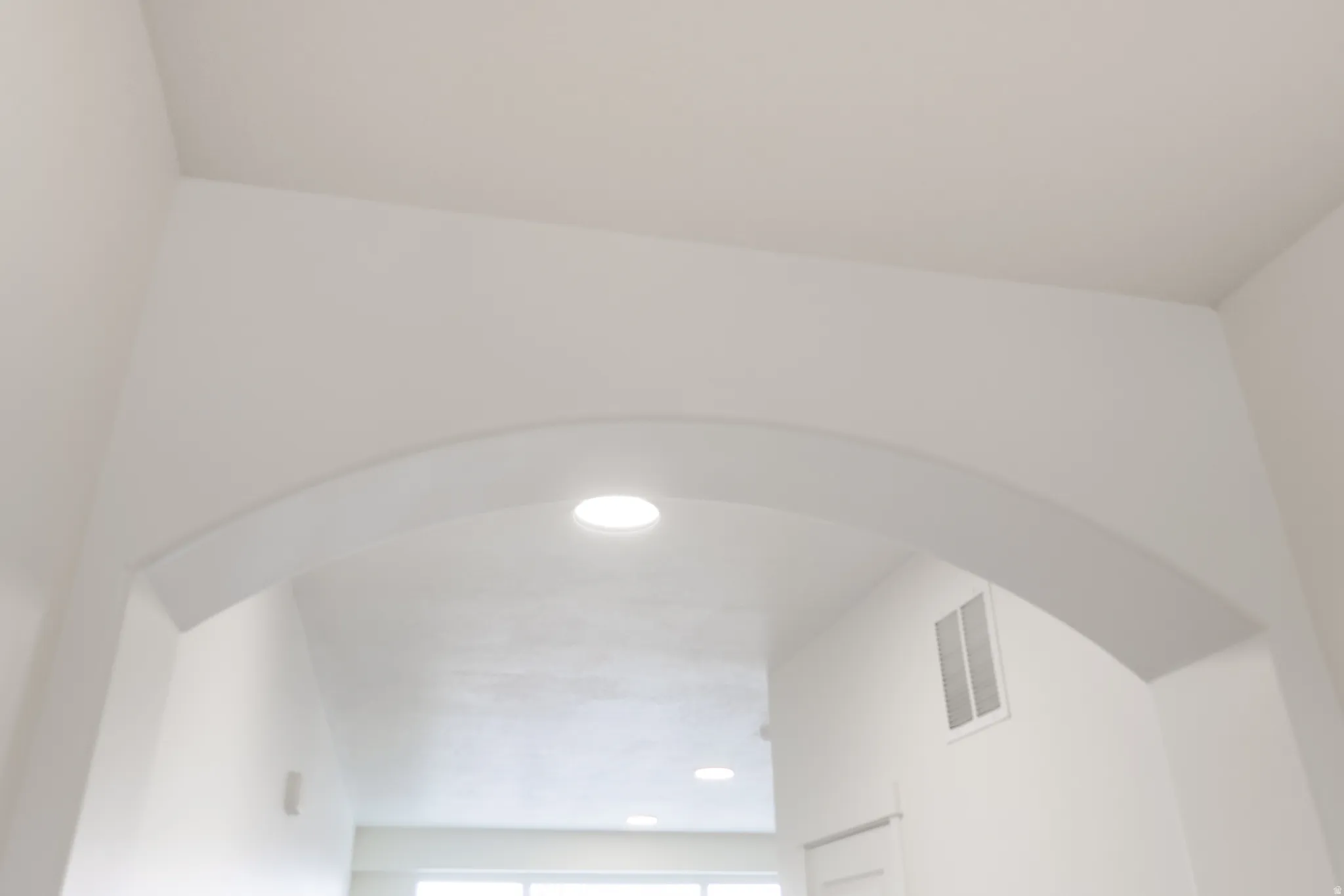 Detailed view of recessed lighting