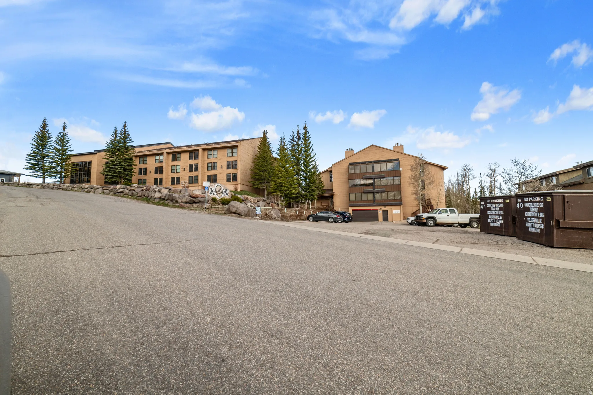 View of asphalt road