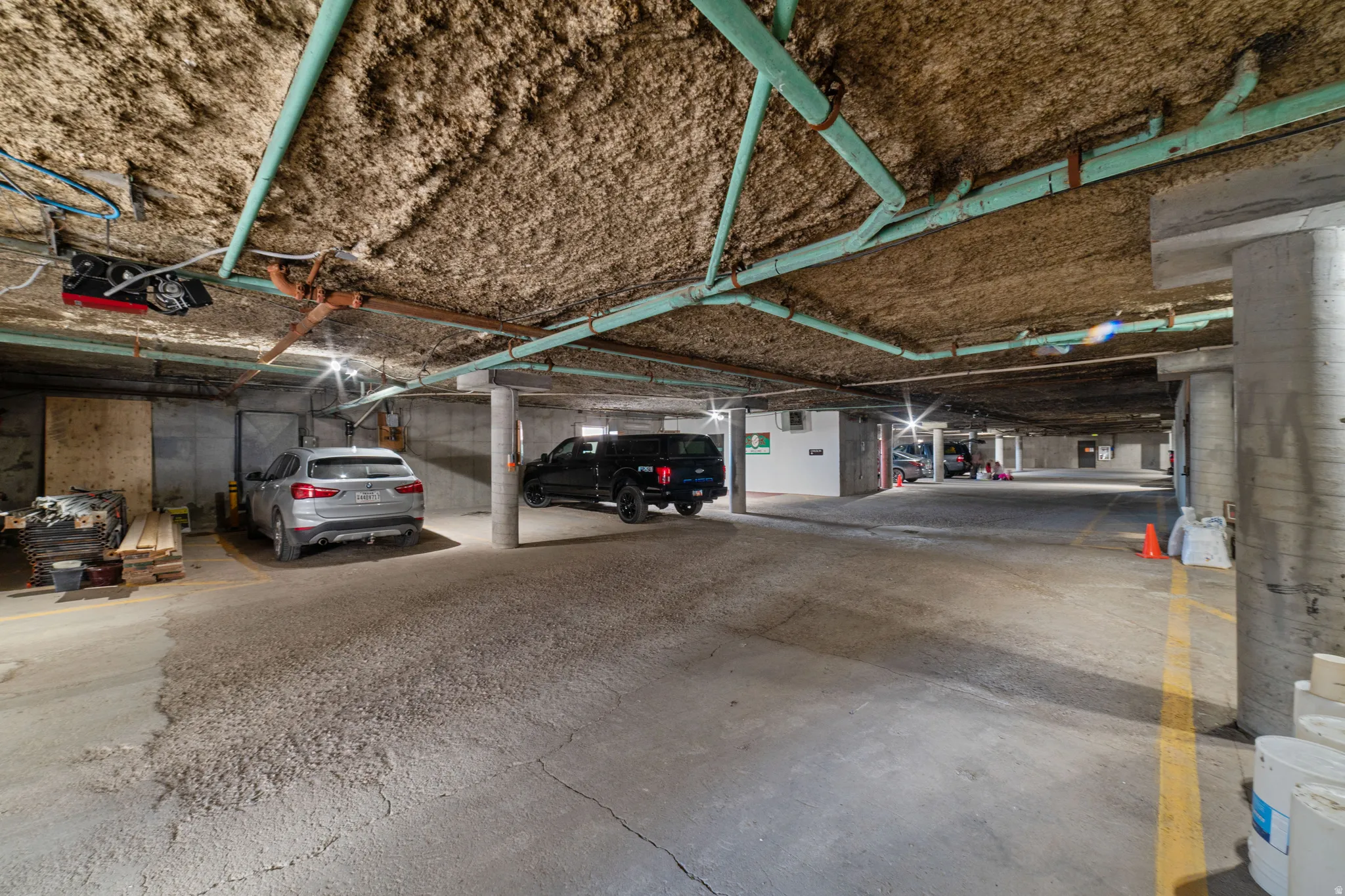 View of parking garage