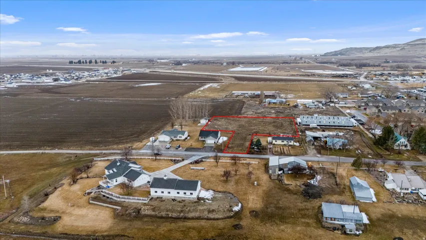 View of property location with property parcel outlined