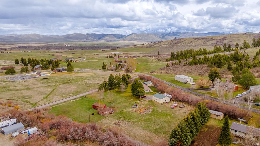 View of rural area with mountains