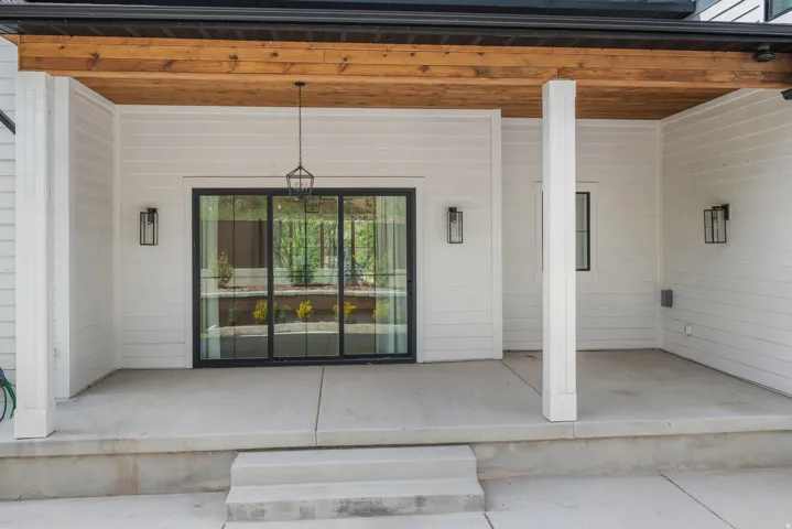 View of exterior entry