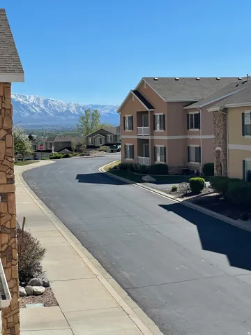 Mountain view from balcony