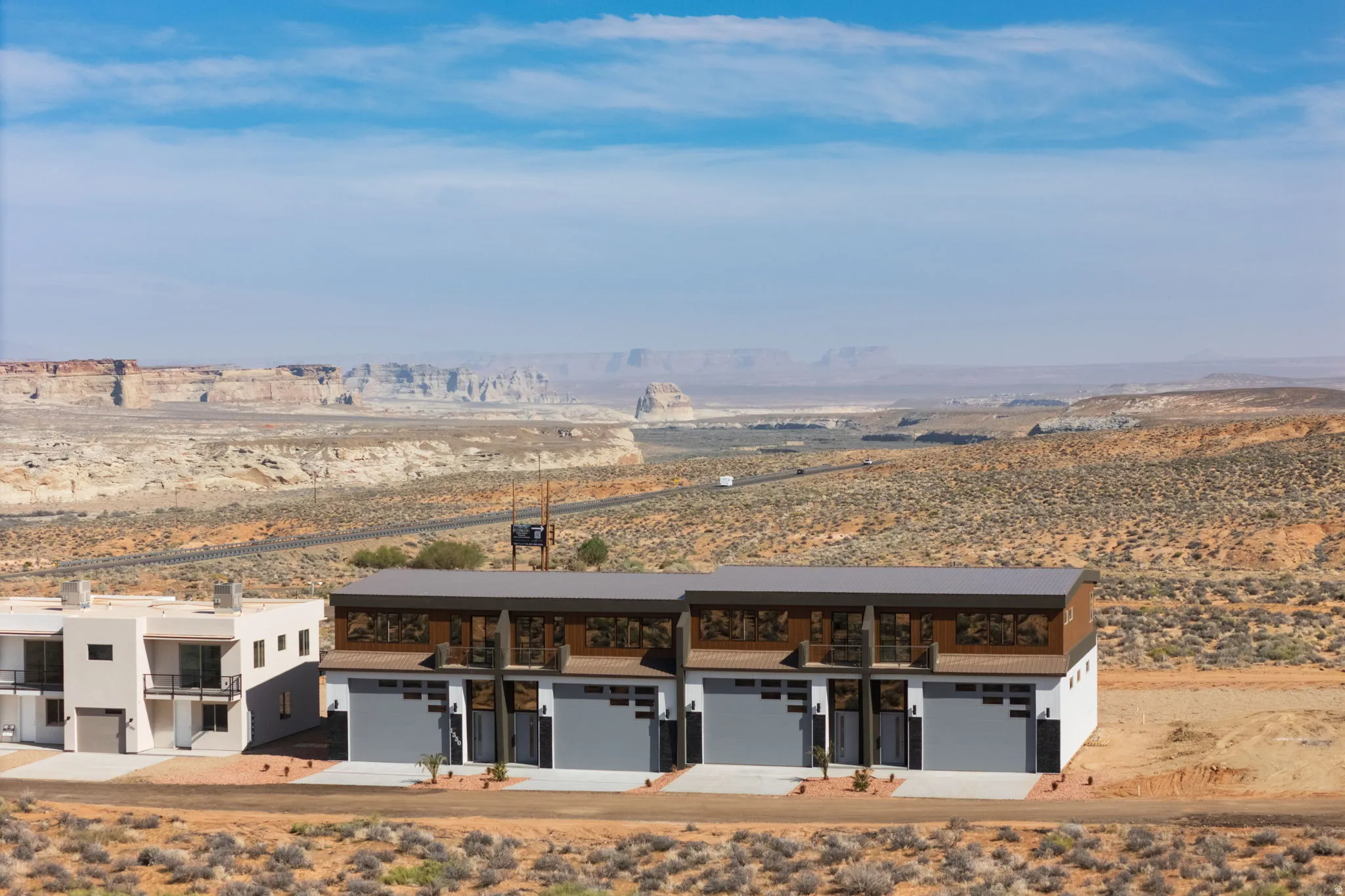 View of property with view of desert
