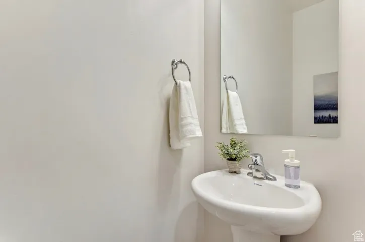 Bathroom featuring a sink