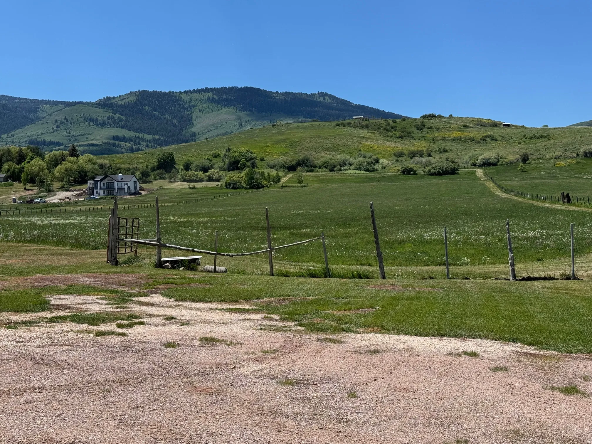 View to west featuring rural landscape