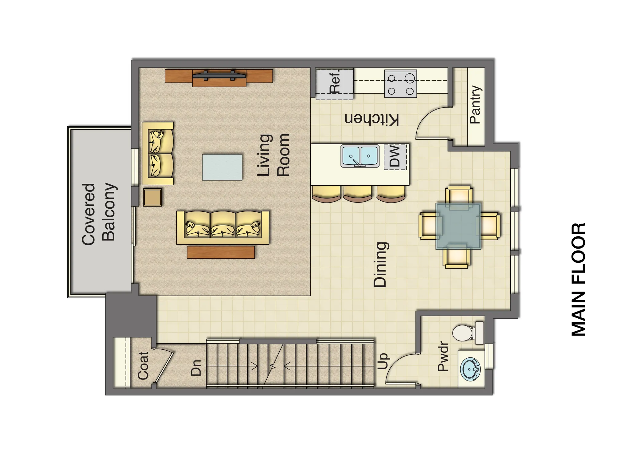 View of home floor plan