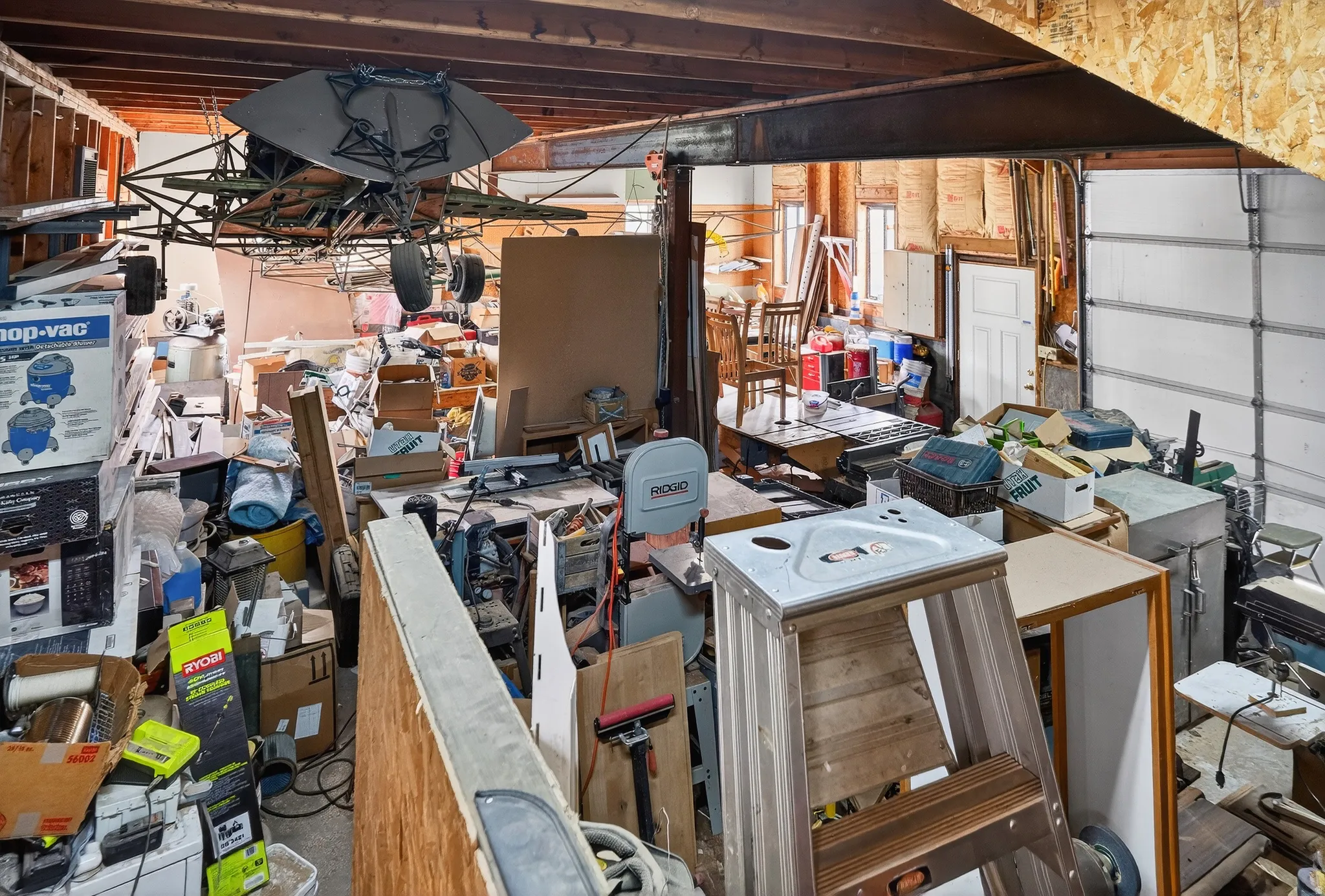 Miscellaneous room with a garage