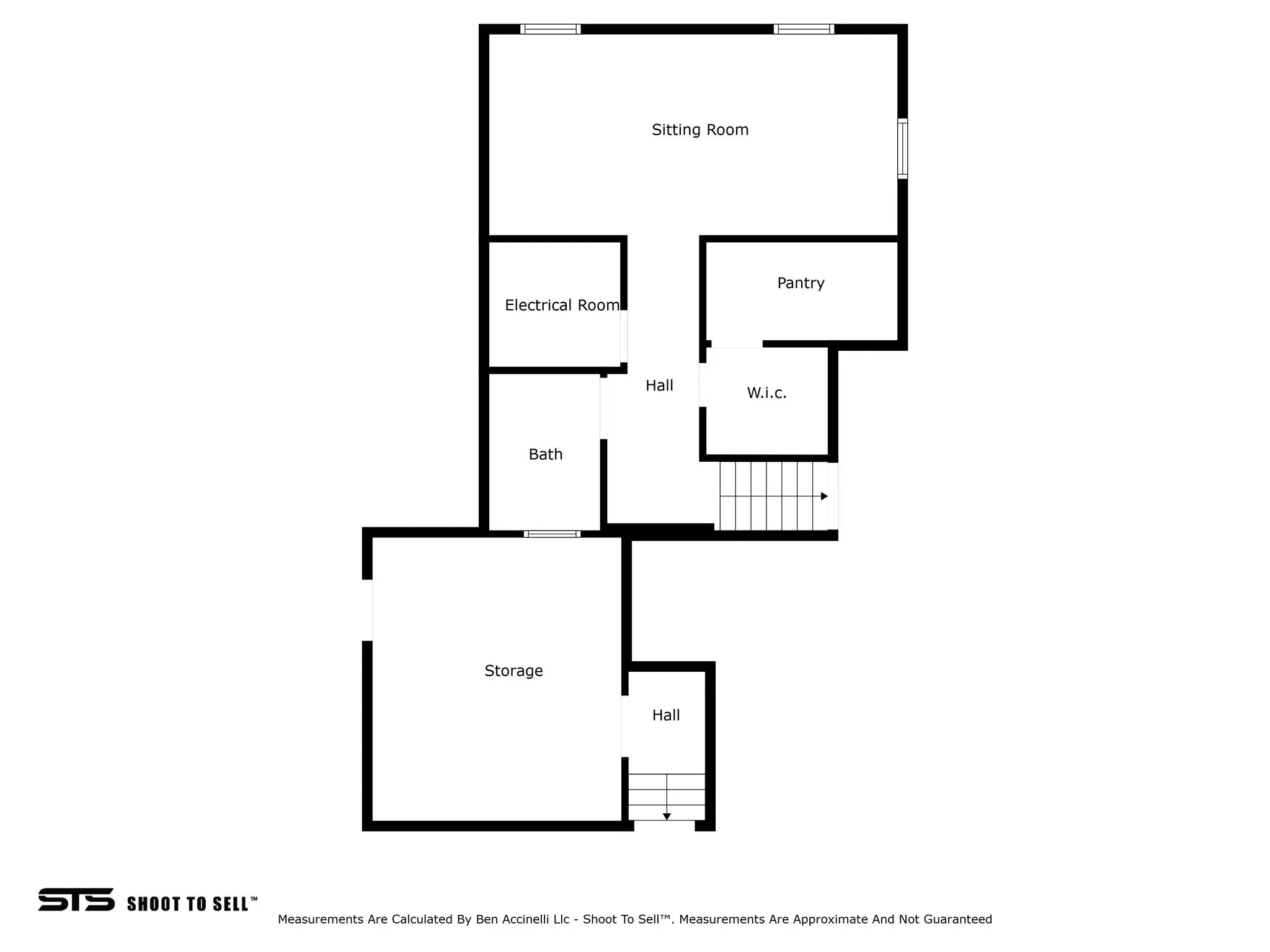 View of floor plan / room layout