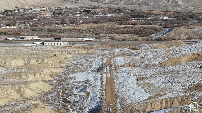 Detailed view of mountains
