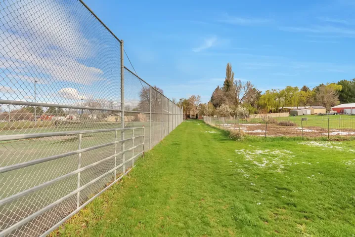 Tennis Court View of yard
