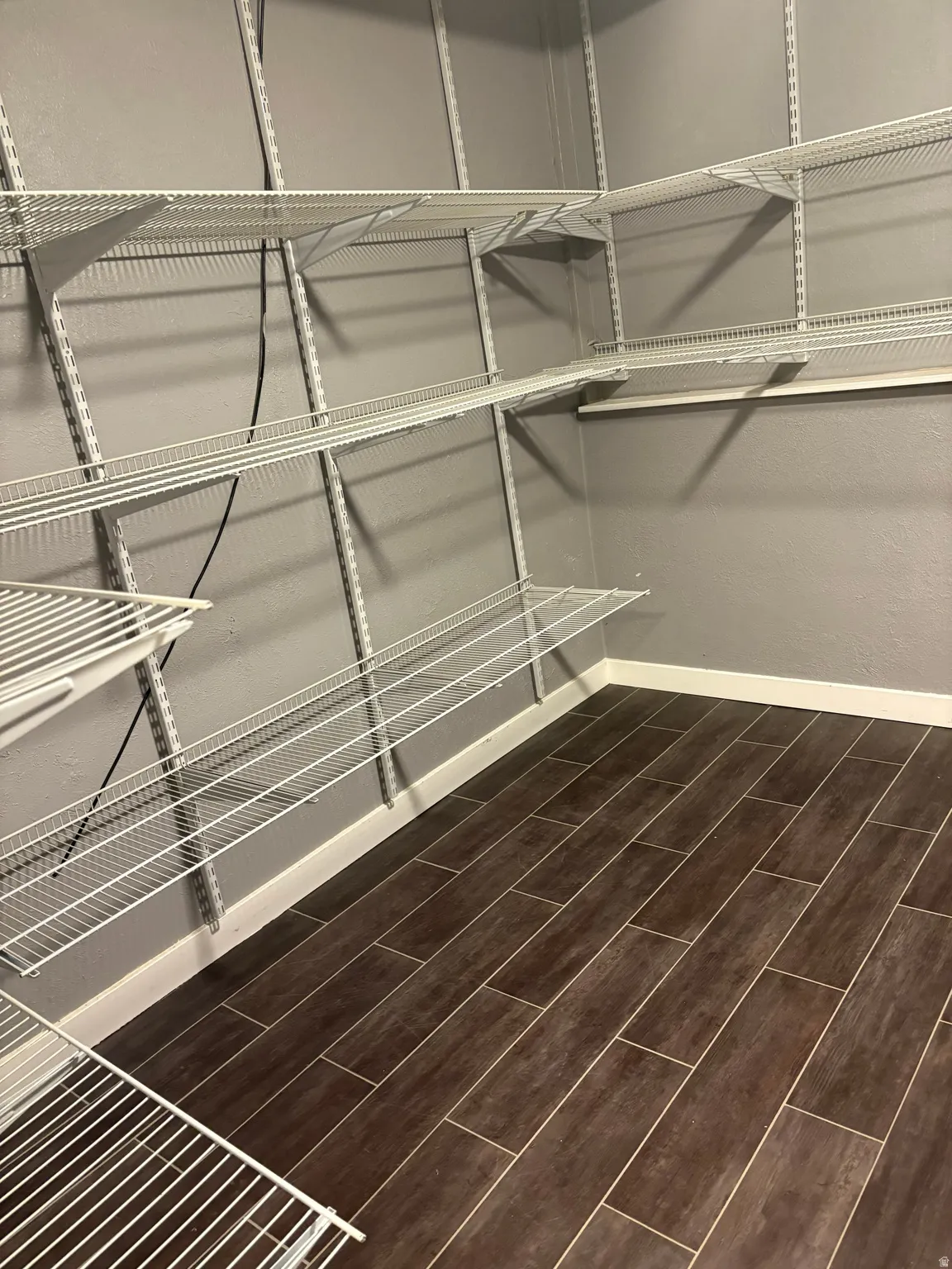 Walk-in utility room just off the laundryWalk-in utility room just off the laundry