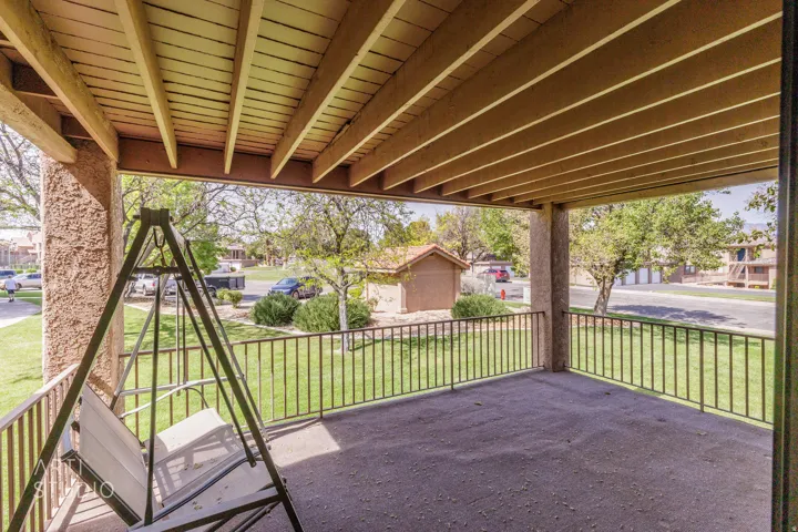 View of patio / terrace featuring a residential view