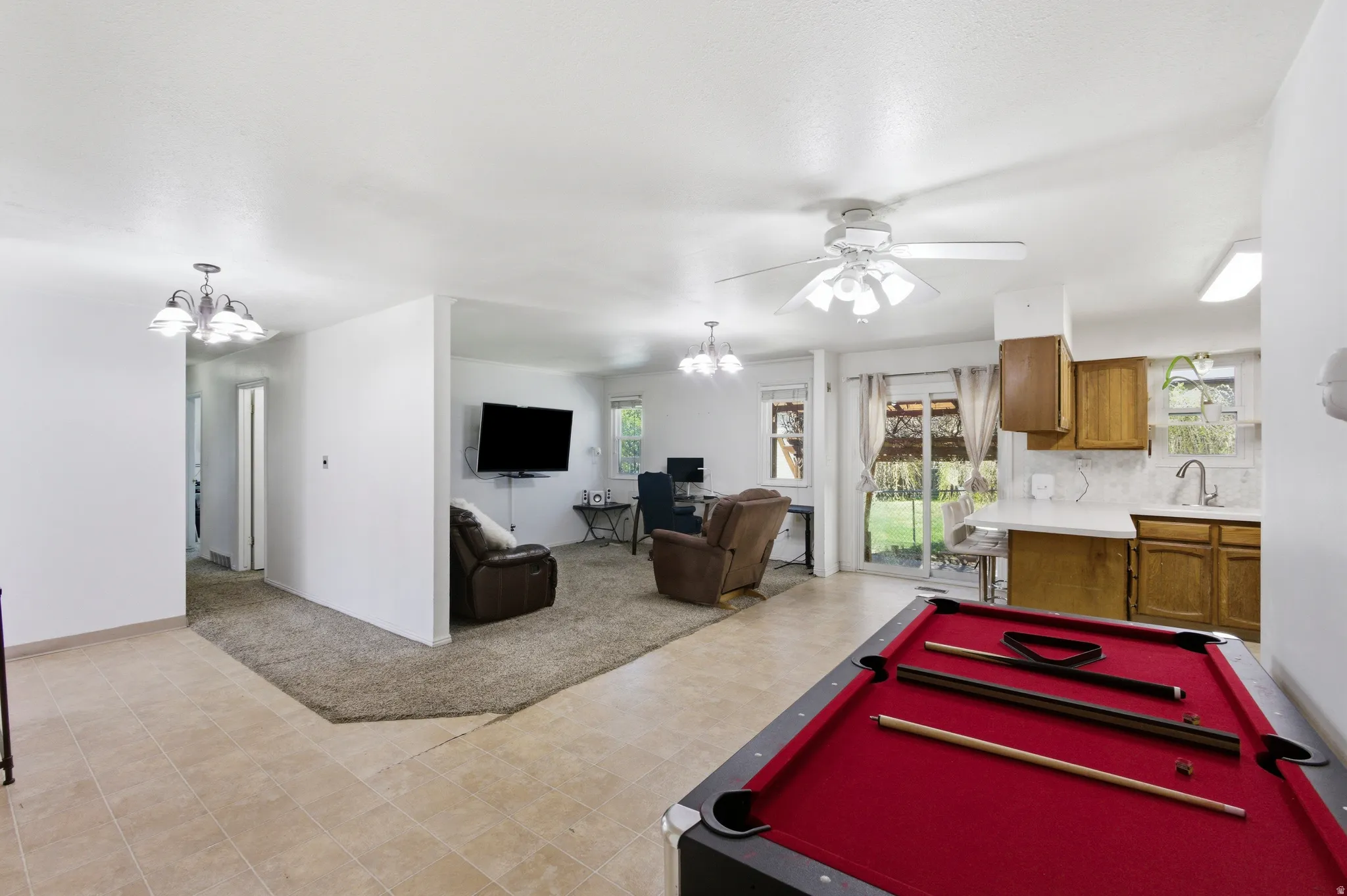 Main level open concept