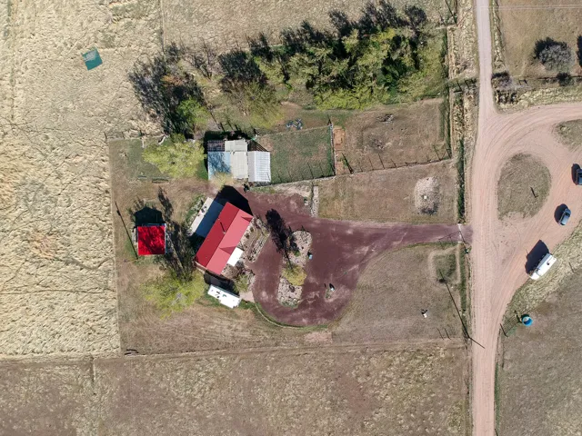 Aerial view of property and surrounding area
