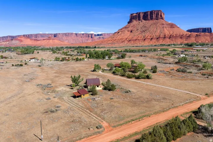 View of mountain background featuring rural landscape and a desert landscape