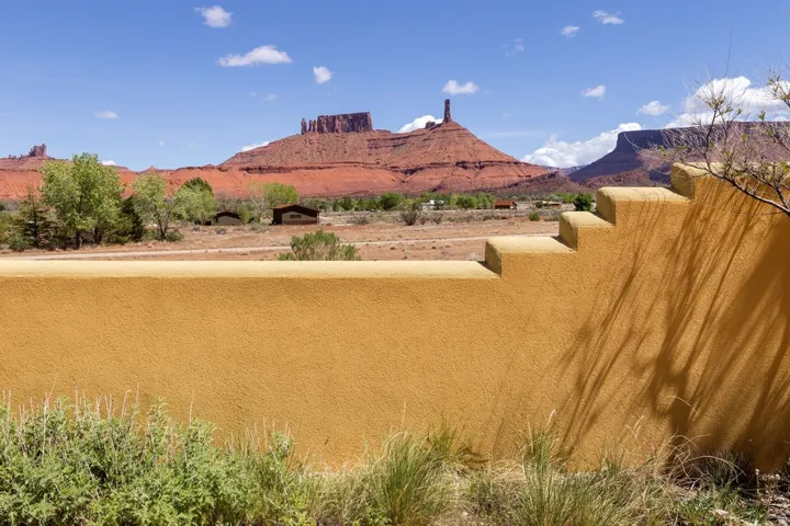 View of mountain backdrop