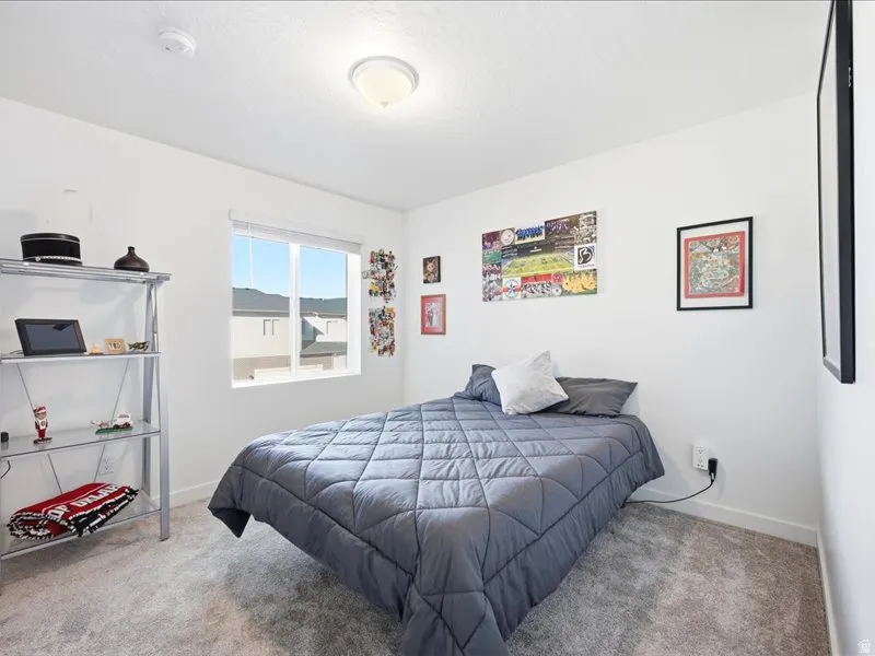 Bedroom 3 with views of Mt Timp and large walk-in closet