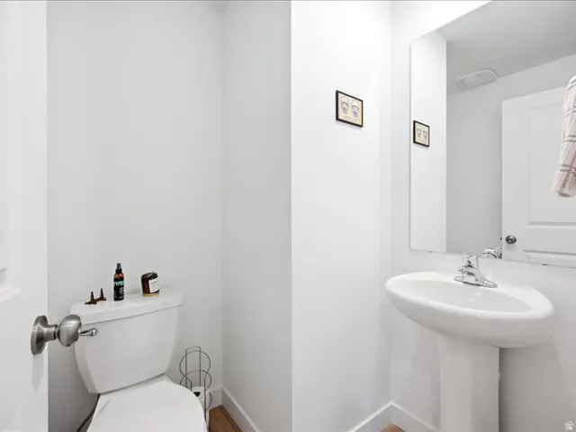 Half bath on main level