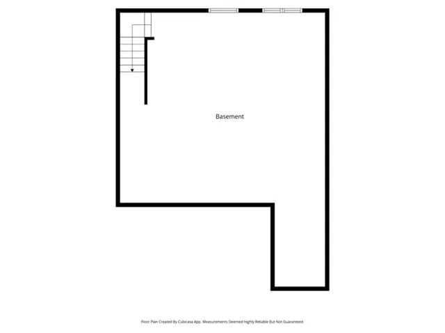 Lower level floor plan