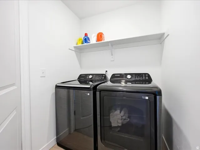 Laundry area