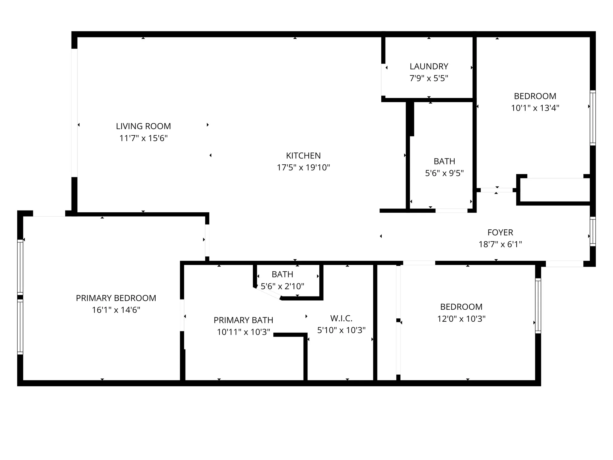 View of room layout